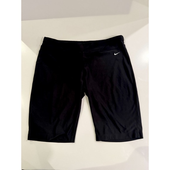 Nike Pants - Nike Women's Black Compression Shorts Size Large Athletic Yoga Bike Shorts